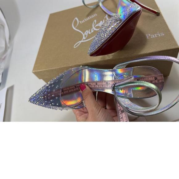 Spikaqueen Strassed Crystal Clear PVC Unicorn ombre Sandals E576 - Picture 12 of 12